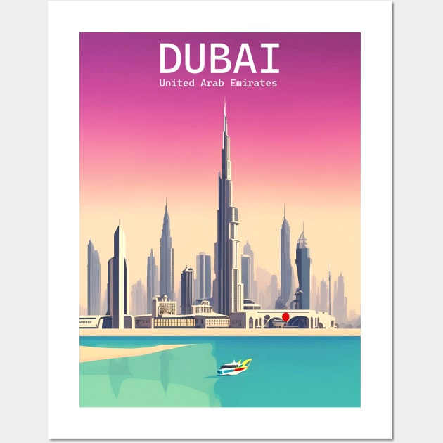 Dubai - United Arab Emirates Wall Art by AbundanceSeed